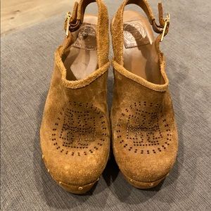 Tory Burch Brayden Suede Clogs